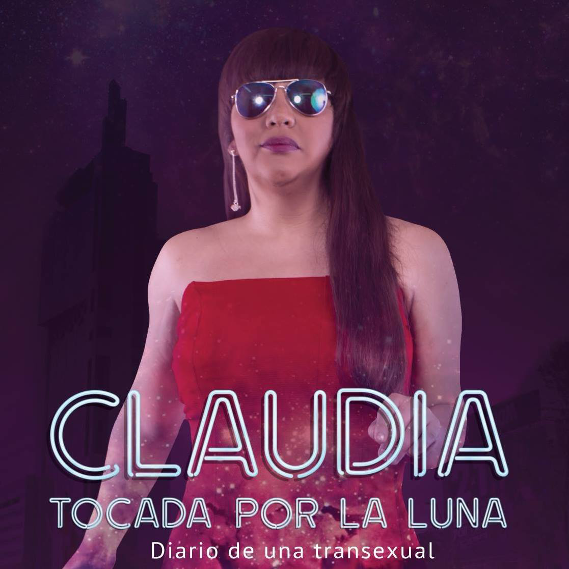 Andalesgai, festival de cine LGTB, cartel promocional del documental Claudia tocada por la luna